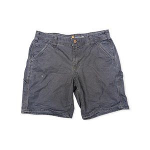 Carhartt Original Fit Women's 6 Carpenter Shorts Grey Workwear 102094 011 Gray
